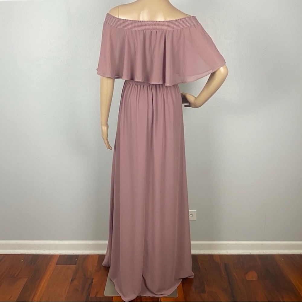 SHOW ME YOUR MUMU OFF-THE-SHOULDER RUFFLE MAXI DRESS - Picture 8 of 10